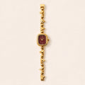 MAVI Colette gold bracelet watch with burgundy dial