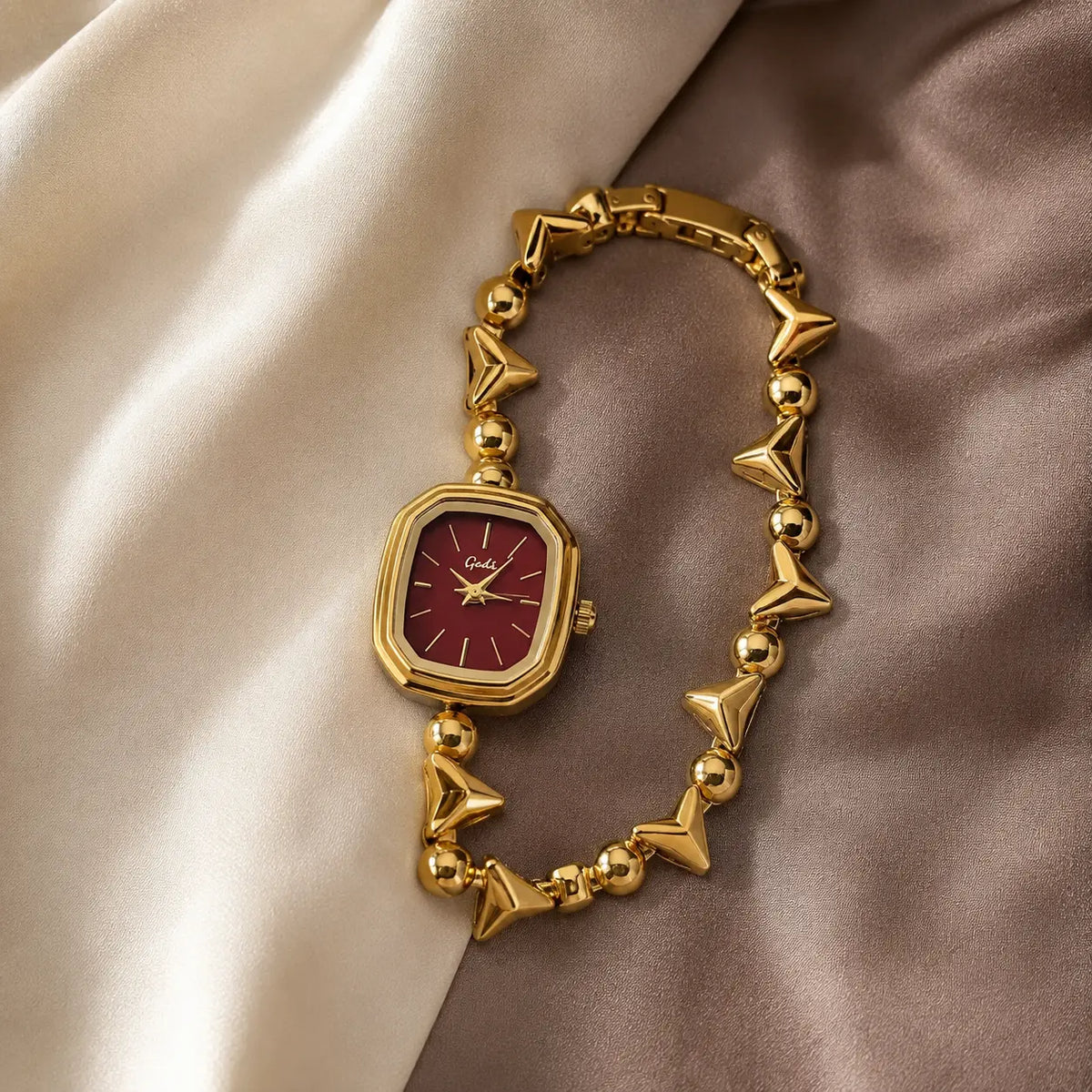 MAVI Colette gold bracelet watch with ivory dial