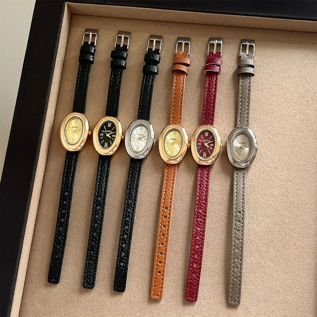 MAVI Noelle — Oval Leather Watch